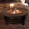 Nature Spring Nature Spring Round Metal Fire Pit and Wood Burning Set, 32 inch with Spark Screen and Log Poker 365923KML - alternate 1